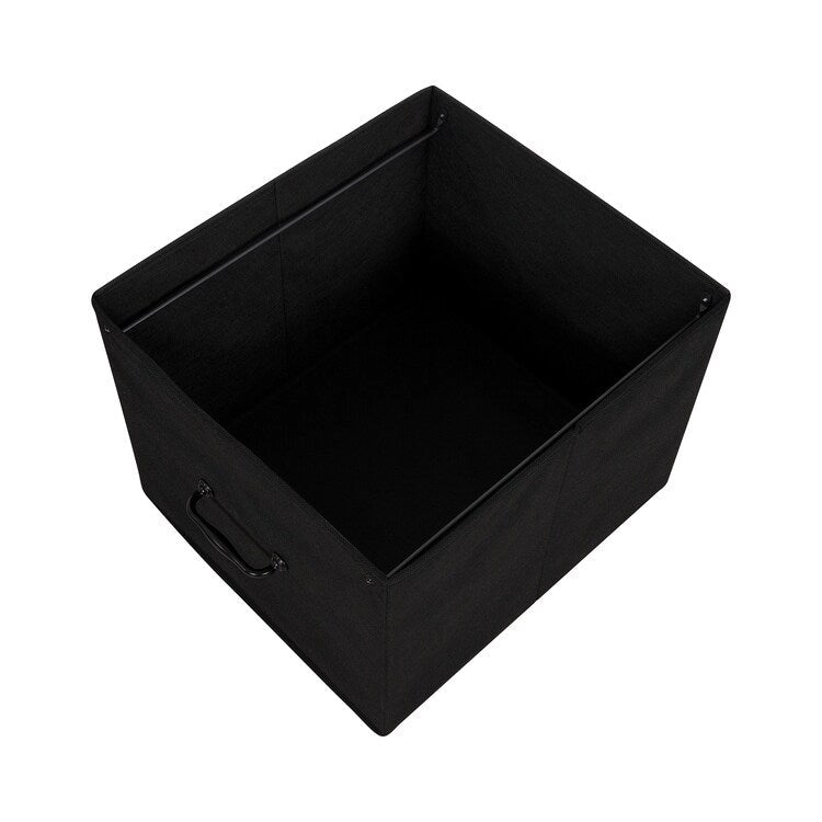 2 Drawer Mobile File Cabinet Rolling Printer Stand with Open Storage Shelf Fabric Vertical Filing Cabinet 10