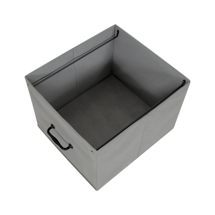 2 Drawer Mobile File Cabinet Rolling Printer Stand with Open Storage Shelf Fabric Vertical Filing Cabinet 21