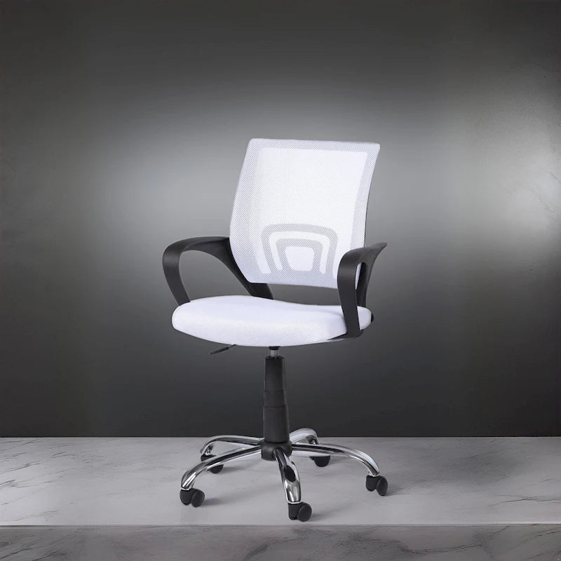 Ergonomic Breathable Mesh Office Chair  Adjustable Design with Lumbar Support and Enhanced Mobility with 360 Swivel Wheels 53