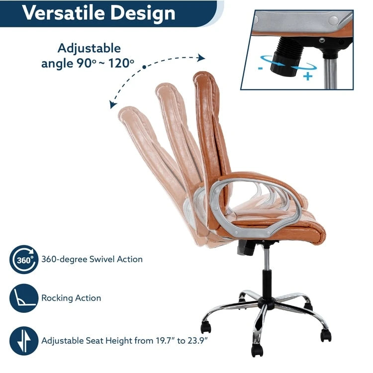 Ergonomic Breathable Mesh Office Chair  Adjustable Design with Lumbar Support and Enhanced Mobility with 360 Swivel Wheels 18