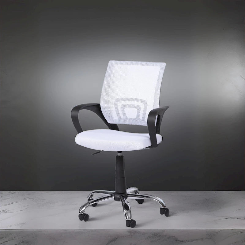 Ergonomic Breathable Mesh Office Chair  Adjustable Design with Lumbar Support and Enhanced Mobility with 360 Swivel Wheels 38