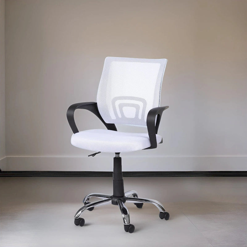 Ergonomic Breathable Mesh Office Chair  Adjustable Design with Lumbar Support and Enhanced Mobility with 360 Swivel Wheels 39