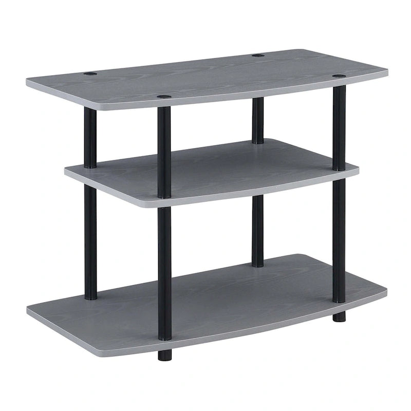 Convenience Concepts Designs2Go No Tools 3 Tier TV Stand 8