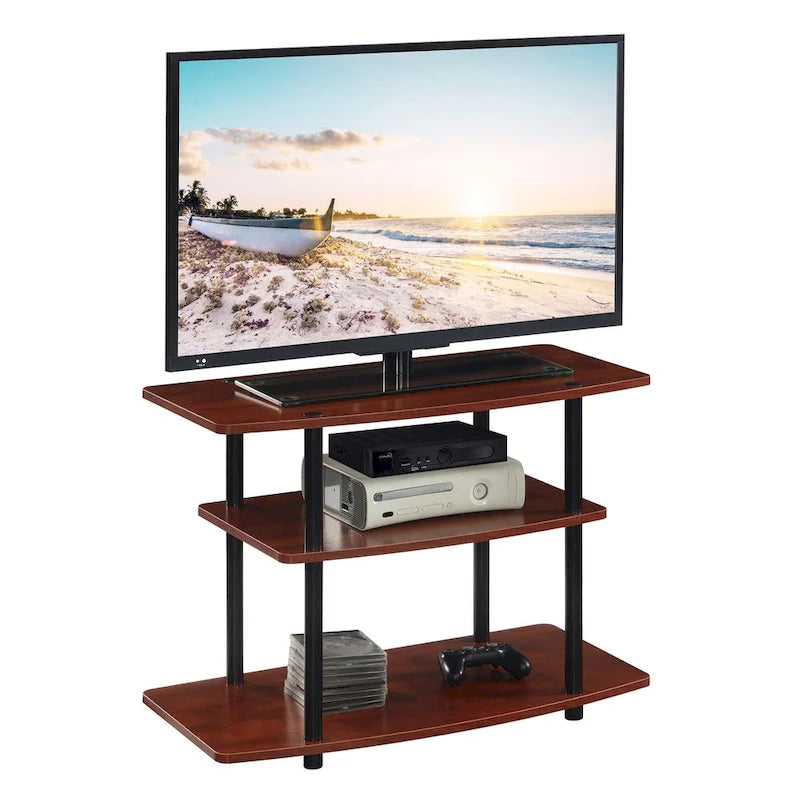 Convenience Concepts Designs2Go No Tools 3 Tier TV Stand 10