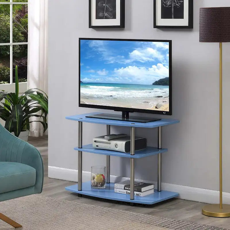 Convenience Concepts Designs2Go No Tools 3 Tier TV Stand 13