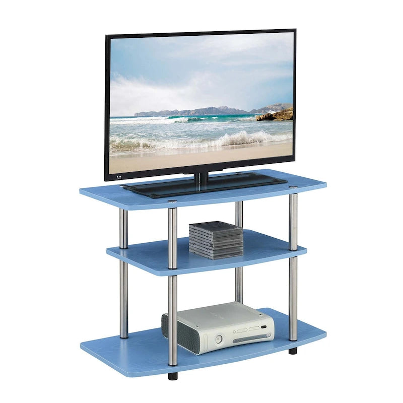 Convenience Concepts Designs2Go No Tools 3 Tier TV Stand 14