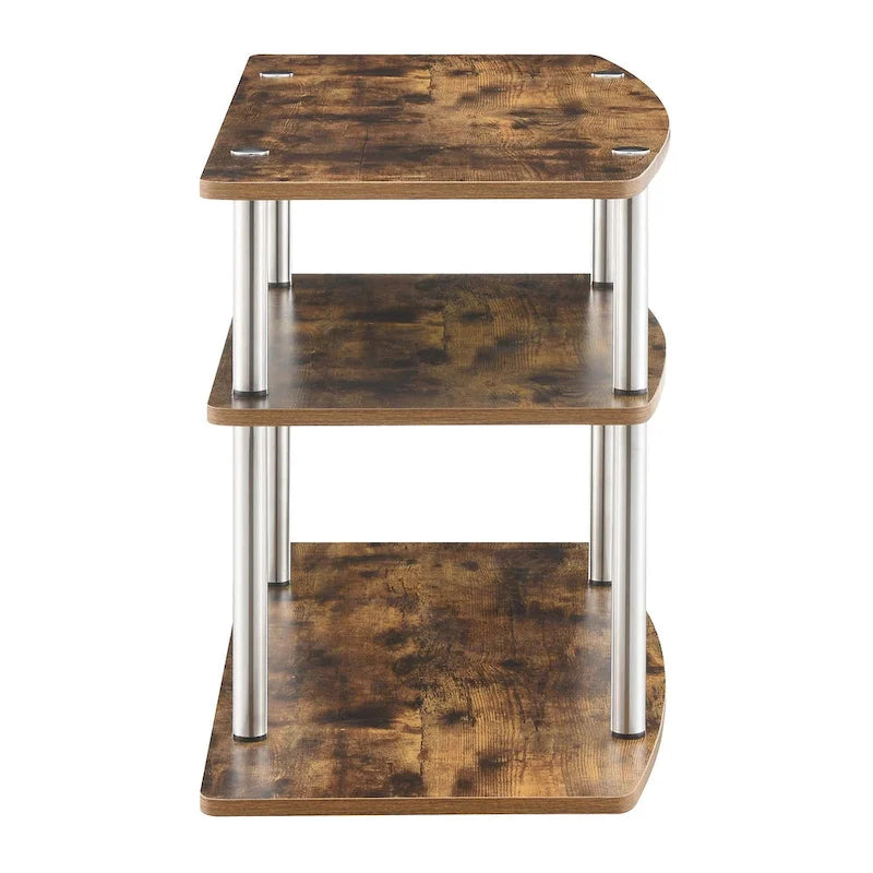 Convenience Concepts Designs2Go No Tools 3 Tier TV Stand 18