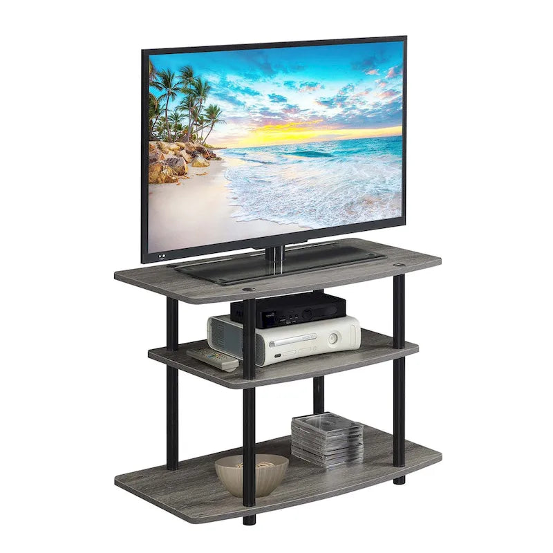 Convenience Concepts Designs2Go No Tools 3 Tier TV Stand 21