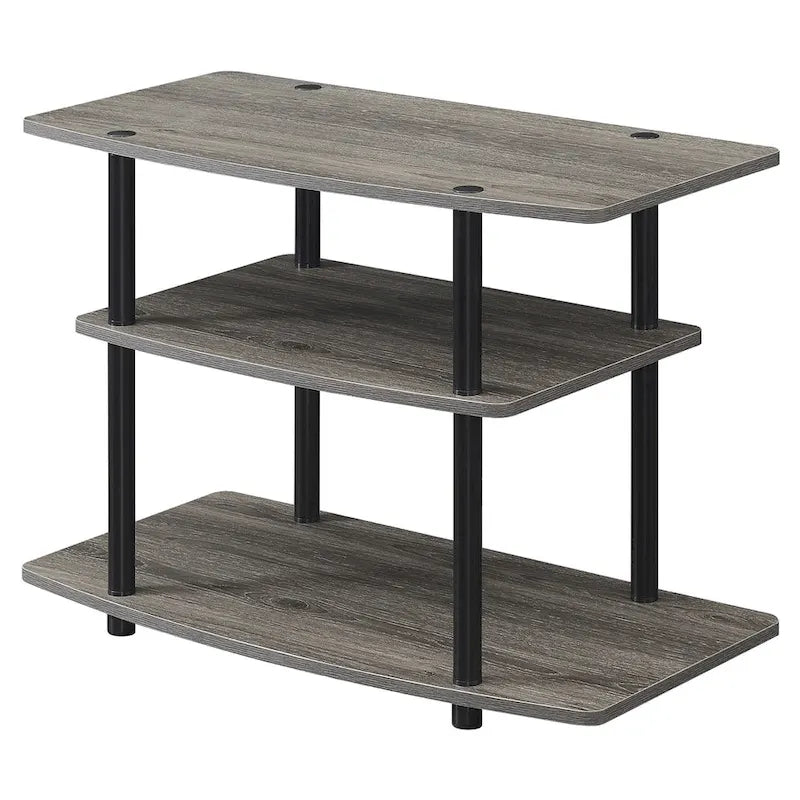 Convenience Concepts Designs2Go No Tools 3 Tier TV Stand 23