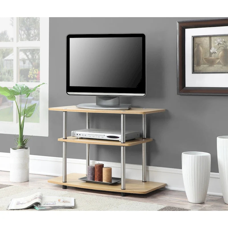 Convenience Concepts Designs2Go No Tools 3 Tier TV Stand 24