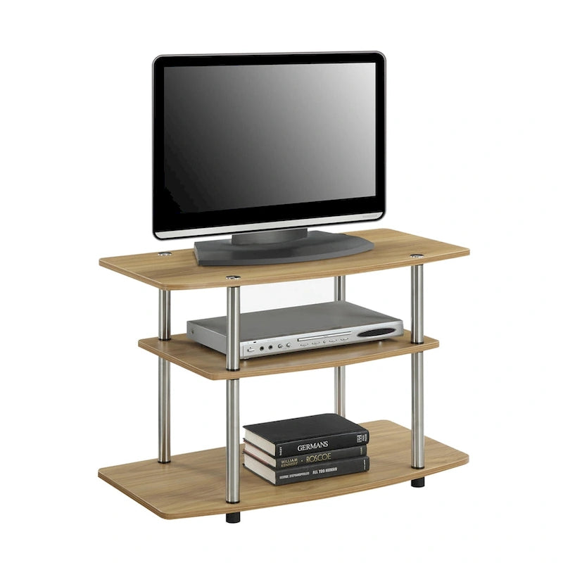Convenience Concepts Designs2Go No Tools 3 Tier TV Stand 25