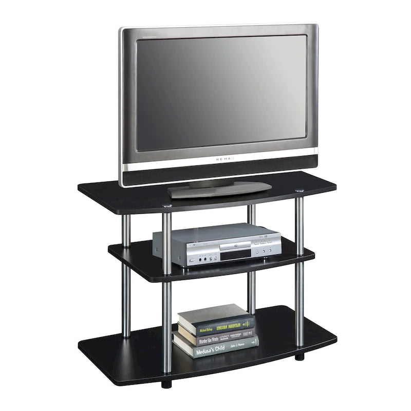 Convenience Concepts Designs2Go No Tools 3 Tier TV Stand 41