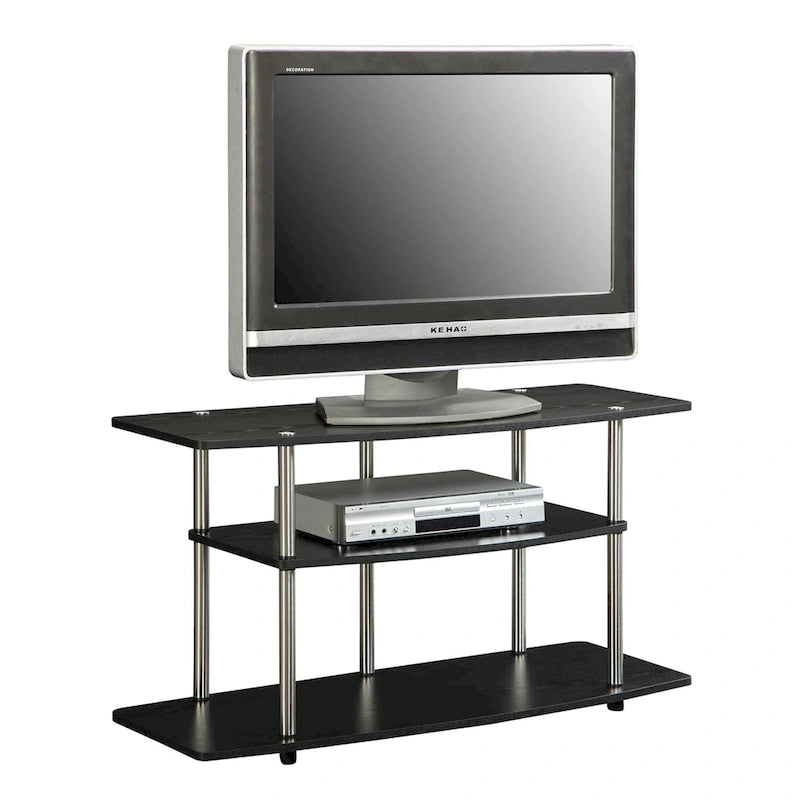 Convenience Concepts Designs2Go No Tools 3 Tier Wide TV Stand 14