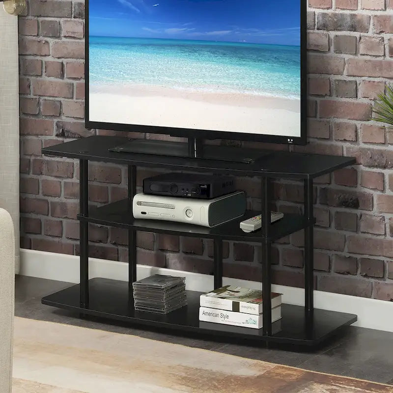 Convenience Concepts Designs2Go No Tools 3 Tier Wide TV Stand 17