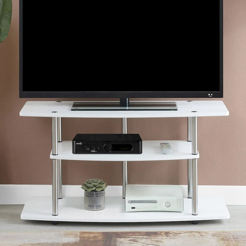 Convenience Concepts Designs2Go No Tools 3 Tier Wide TV Stand 21