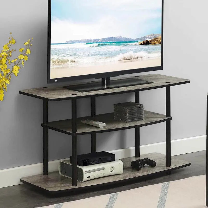 Convenience Concepts Designs2Go No Tools 3 Tier Wide TV Stand 25