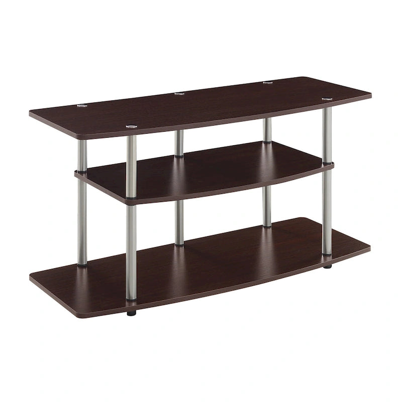 Convenience Concepts Designs2Go No Tools 3 Tier Wide TV Stand 31