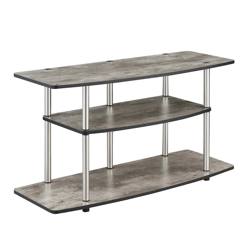 Convenience Concepts Designs2Go No Tools 3 Tier Wide TV Stand 35