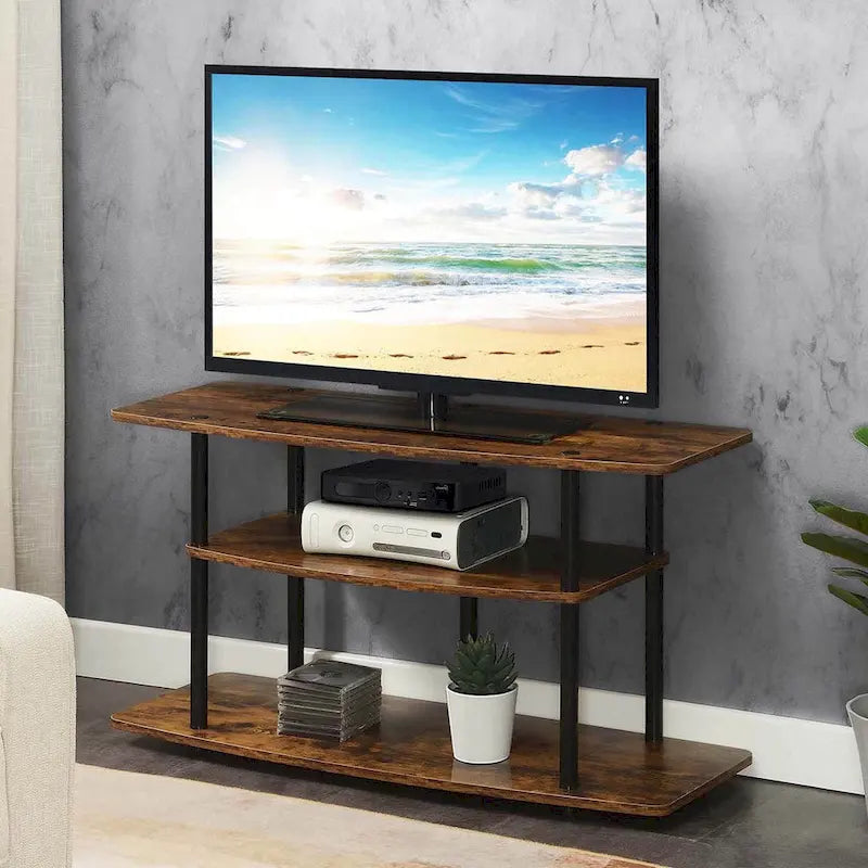 Convenience Concepts Designs2Go No Tools 3 Tier Wide TV Stand 37