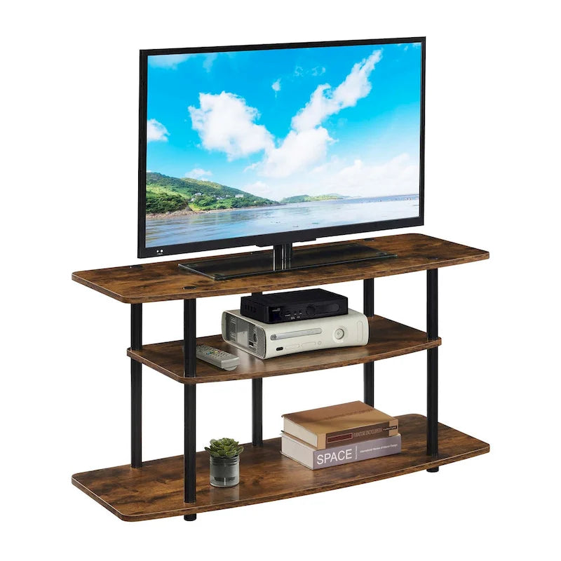 Convenience Concepts Designs2Go No Tools 3 Tier Wide TV Stand 38