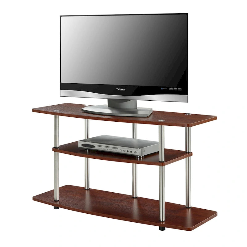 Convenience Concepts Designs2Go No Tools 3 Tier Wide TV Stand 42