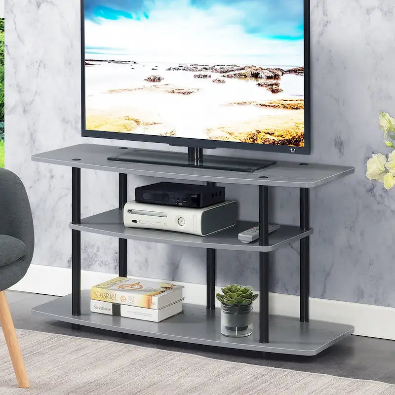 Convenience Concepts Designs2Go No Tools 3 Tier Wide TV Stand 45