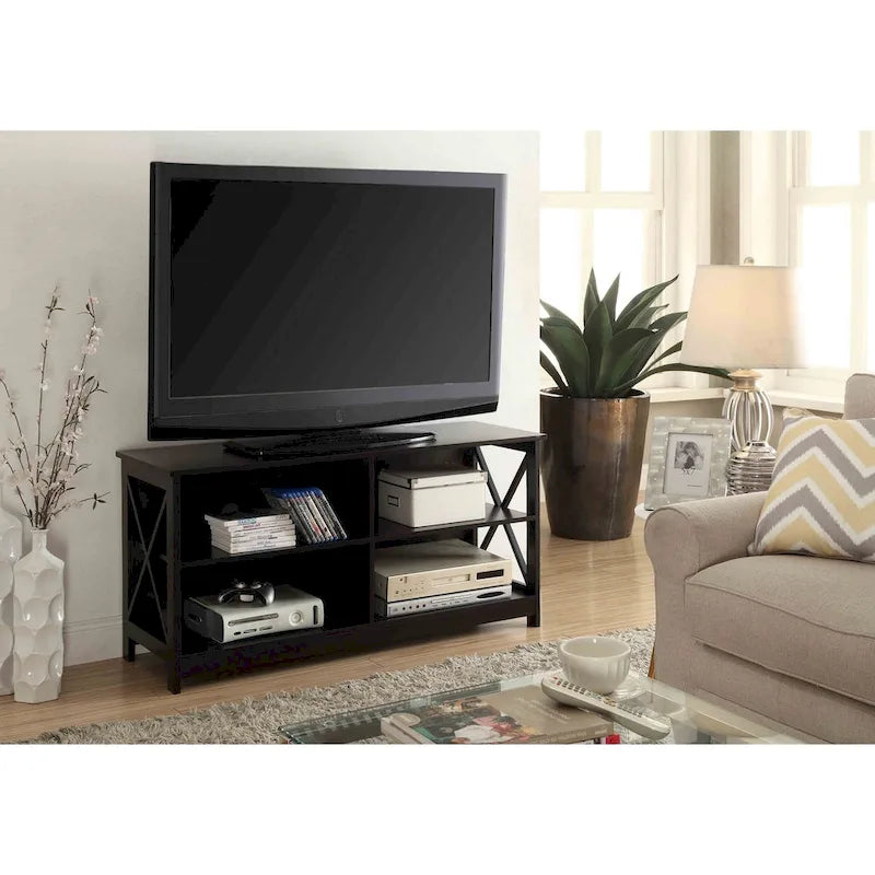Convenience Concepts Oxford 55 inch TV Stand with Shelves 7