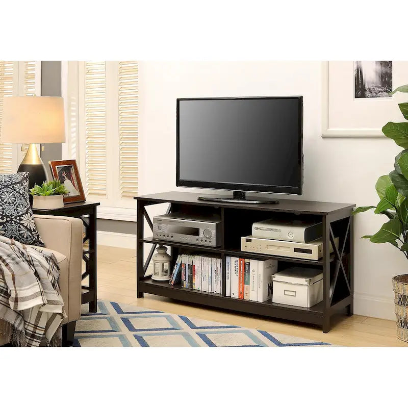 Convenience Concepts Oxford 55 inch TV Stand with Shelves 8