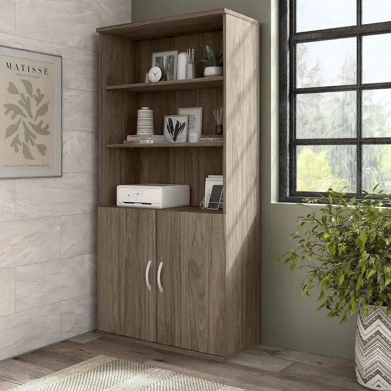 Hybrid Tall 5 Shelf Bookcase by Bush Business Furniture 3