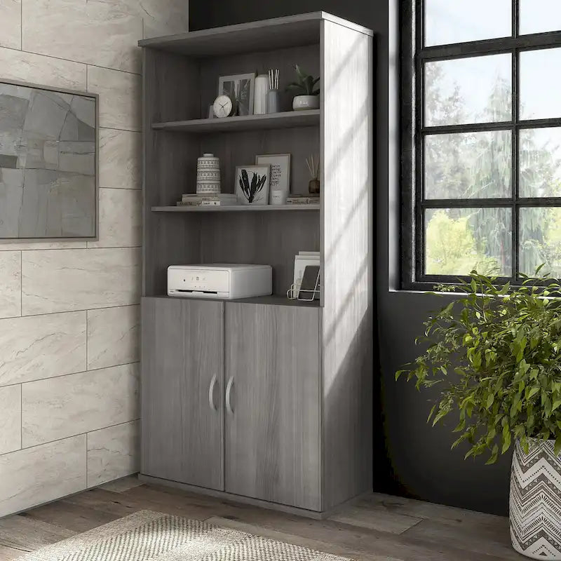 Hybrid Tall 5 Shelf Bookcase by Bush Business Furniture 12