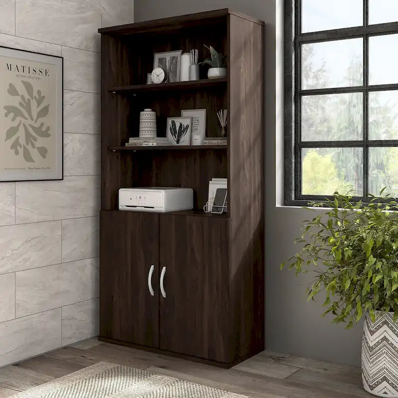 Hybrid Tall 5 Shelf Bookcase by Bush Business Furniture 22