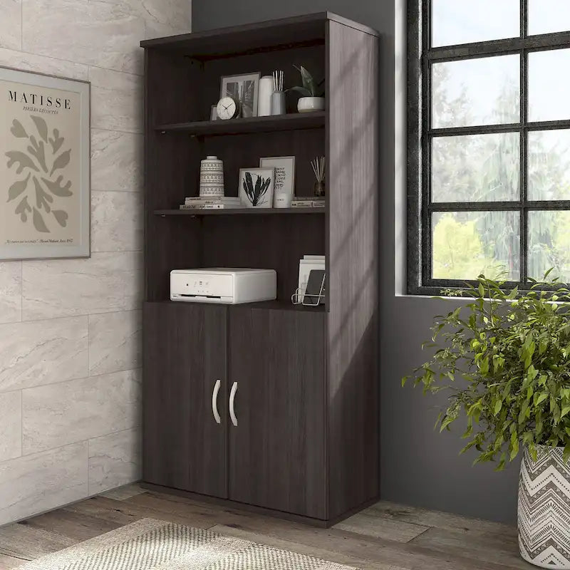 Hybrid Tall 5 Shelf Bookcase by Bush Business Furniture 32