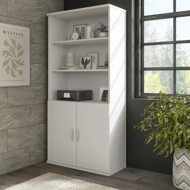 Hybrid Tall 5 Shelf Bookcase by Bush Business Furniture 42