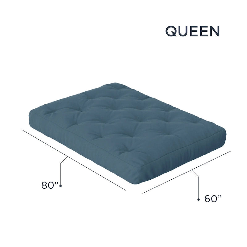 Loosh Home 10 Gel Memory Foam Queen Size Futon Mattress 10