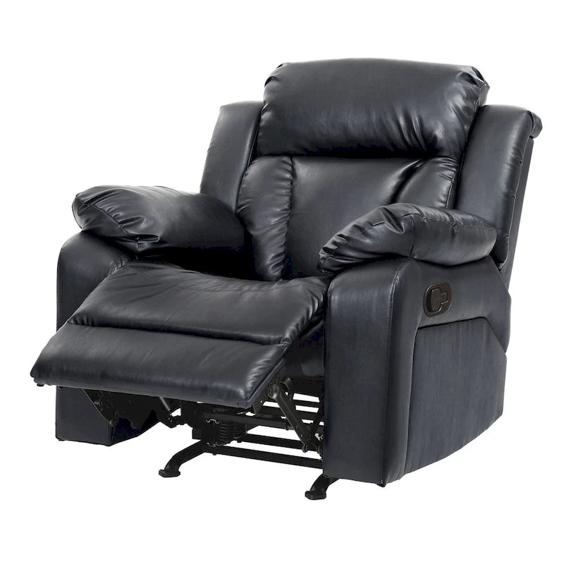 Copper Grove Sorgenfri Faux Leather Rocker Recliner Chair 9