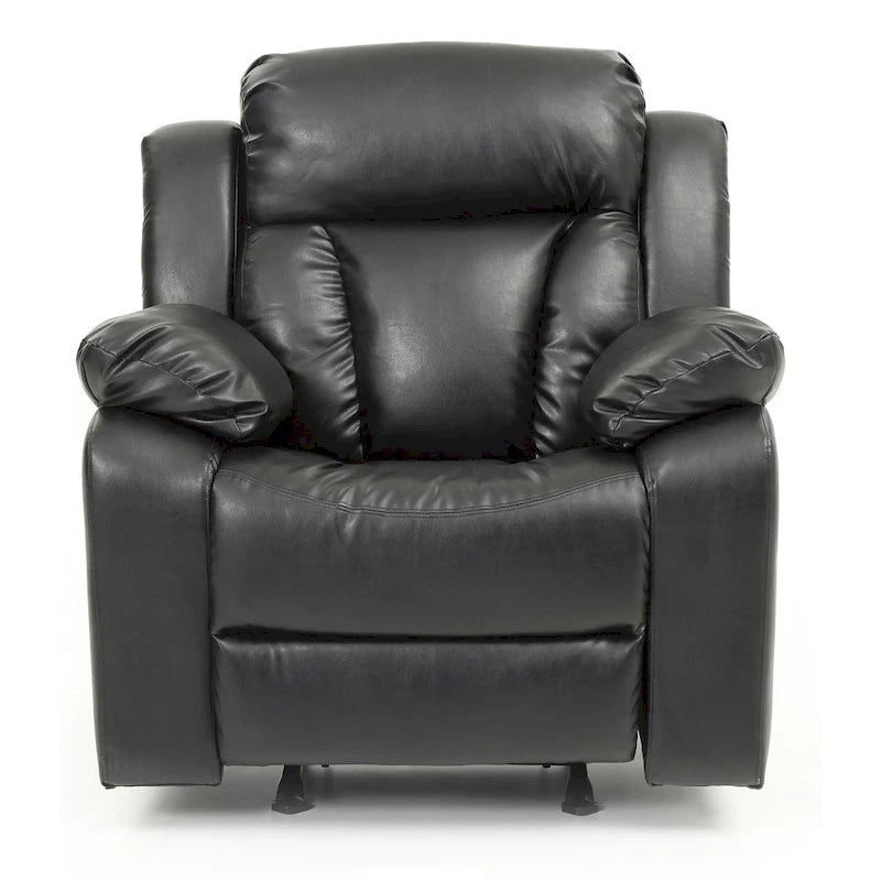 Copper Grove Sorgenfri Faux Leather Rocker Recliner Chair 10