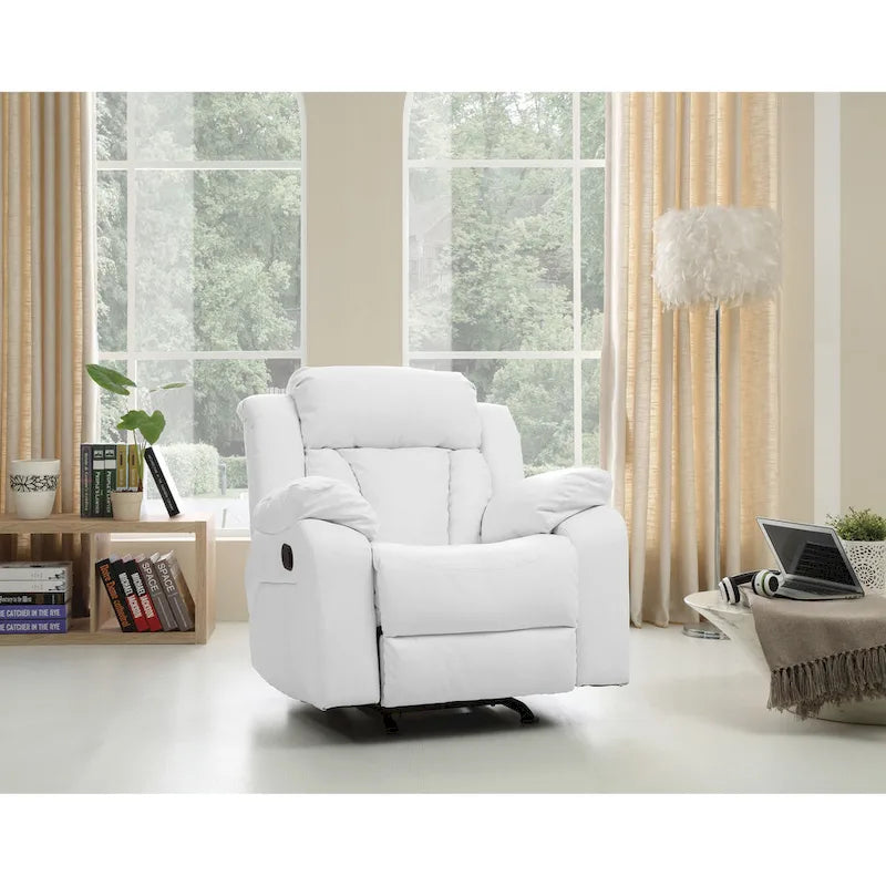 Copper Grove Sorgenfri Faux Leather Rocker Recliner Chair 11