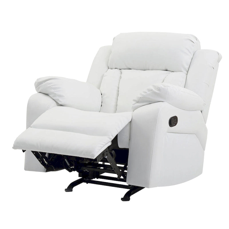 Copper Grove Sorgenfri Faux Leather Rocker Recliner Chair 18