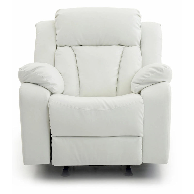Copper Grove Sorgenfri Faux Leather Rocker Recliner Chair 19