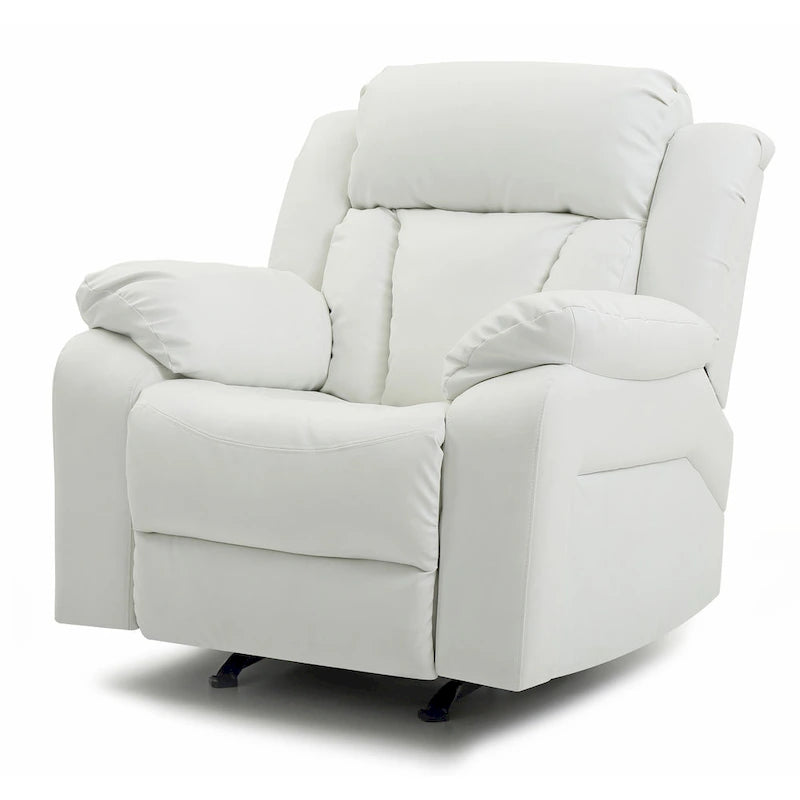 Copper Grove Sorgenfri Faux Leather Rocker Recliner Chair 21