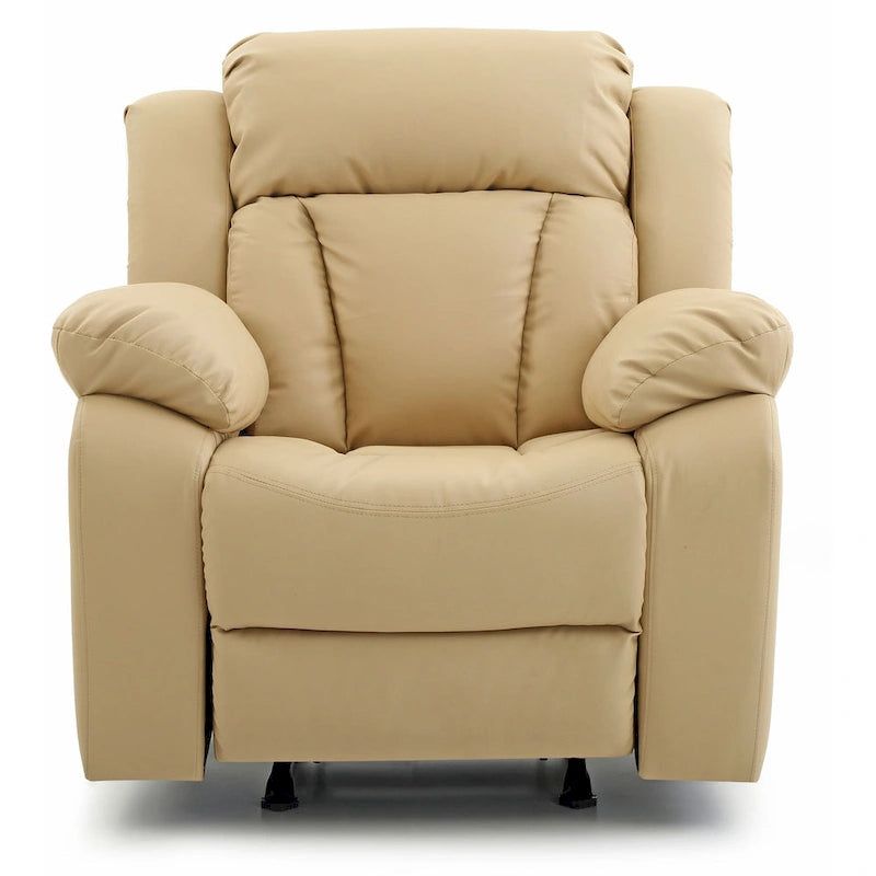 Copper Grove Sorgenfri Faux Leather Rocker Recliner Chair 33