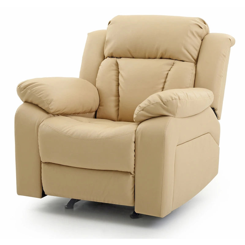 Copper Grove Sorgenfri Faux Leather Rocker Recliner Chair 35