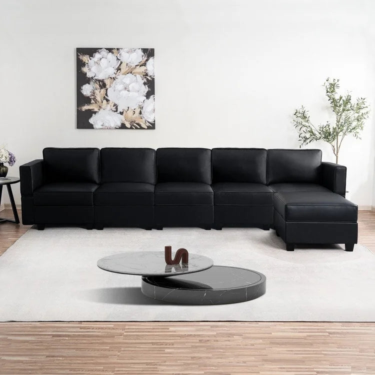 DIY Modular Sleeper Sectional Sofa Collection Convertible Sofa Couches with Storage Seats - Suitable for Living Room 3
