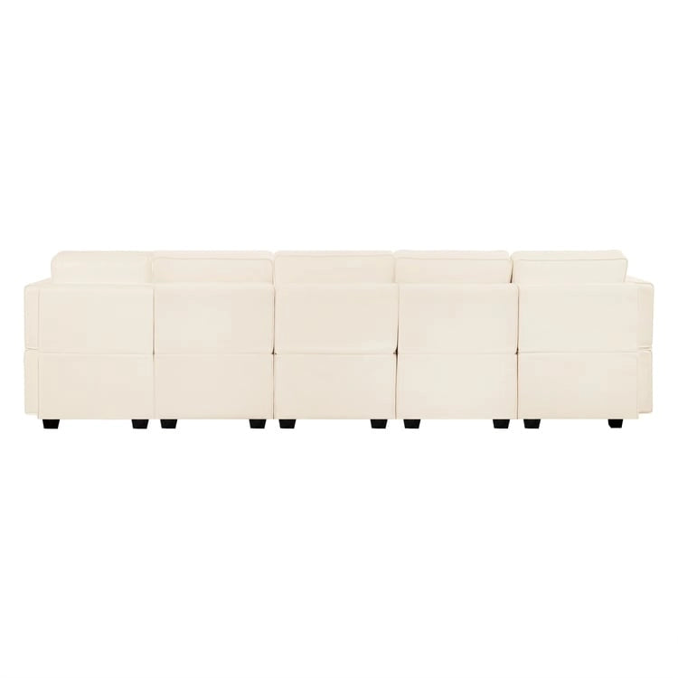 DIY Modular Sleeper Sectional Sofa Collection Convertible Sofa Couches with Storage Seats - Suitable for Living Room 7