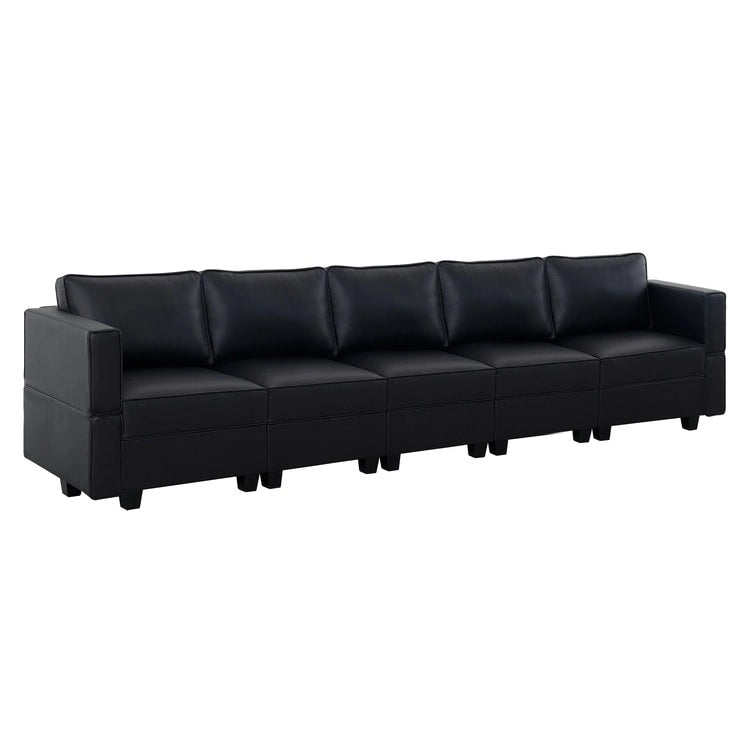 DIY Modular Sleeper Sectional Sofa Collection Convertible Sofa Couches with Storage Seats - Suitable for Living Room 9