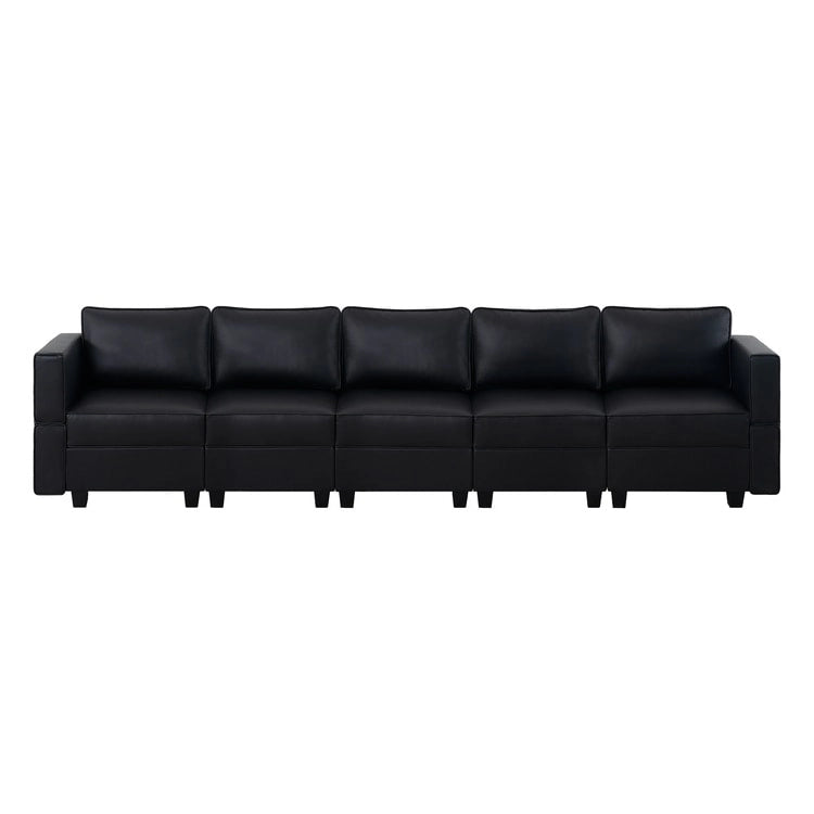 DIY Modular Sleeper Sectional Sofa Collection Convertible Sofa Couches with Storage Seats - Suitable for Living Room 11