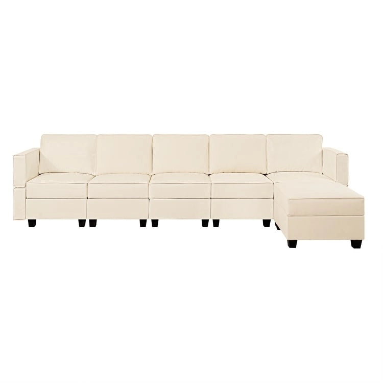 DIY Modular Sleeper Sectional Sofa Collection Convertible Sofa Couches with Storage Seats - Suitable for Living Room 13