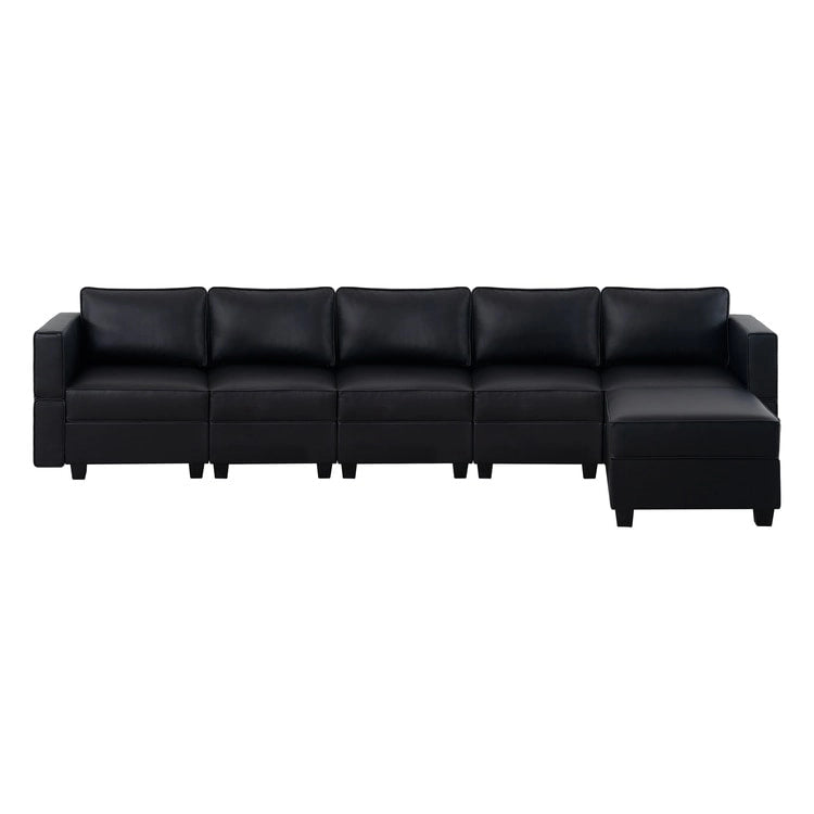DIY Modular Sleeper Sectional Sofa Collection Convertible Sofa Couches with Storage Seats - Suitable for Living Room 21