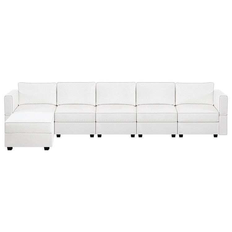 DIY Modular Sleeper Sectional Sofa Collection Convertible Sofa Couches with Storage Seats - Suitable for Living Room 34