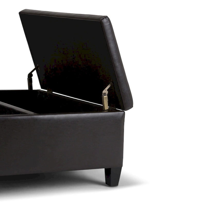 WYNDENHALL Tyler 36 inch Wide Contemporary Square Table Ottoman 4